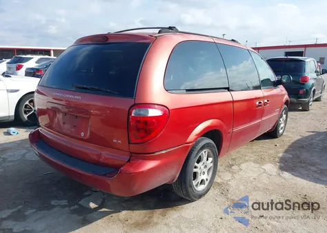 2001 Dodge Grand Caravan Ex из США, поврежденный, VIN 2B8GP74LX1R370690